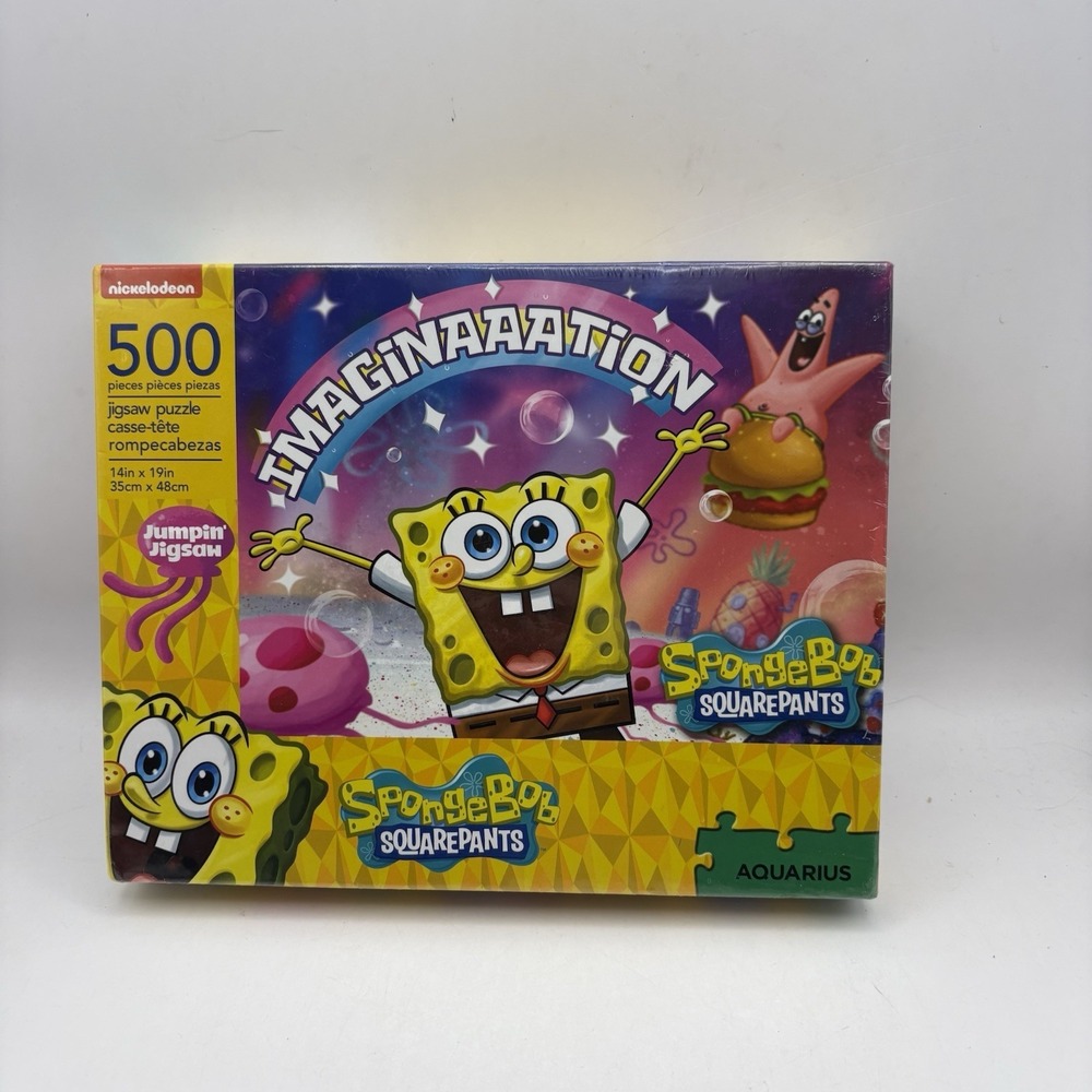 SpongeBob SquarePants Imagination Puzzle 500 Piece Jigsaw Puzzle Aquarius